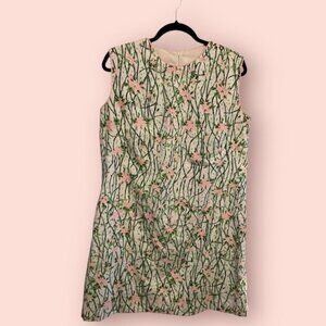 Vested Gentress Green Vines and Pink Blooms (not NWT price FIRM)